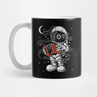 Astronaut Accordion Cardano ADA Coin To The Moon Crypto Token Cryptocurrency Blockchain Wallet Birthday Gift For Men Women Kids Mug